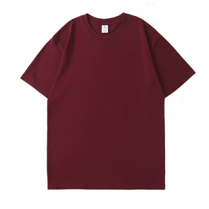 เสื้อยืดโอเวอร์ไซส์ผู้ชาย ผ้าฝ้าย 100% หนัก 250 กรัม รับผลิตเสื้อยืดสกรีนโลโก้ตามแบบ สีดำล้วน สไตล์สตรีทแวร์ลำลอง - Product Image 3