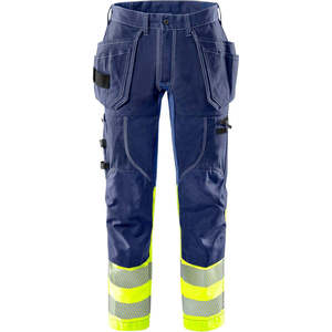 Pantalones de Trabajo de Alta Visibilidad, Resistentes, Reflectantes, con Bolsillos para Uso en Construcción, Servicio OEM Personalizado con Logotipo - Product Image 5