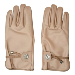 Gants de moto unisexes en cuir à doigts entiers avec paume antidérapante et fermeture auto-agrippante pour l'hiver - Product Image 2