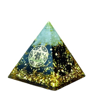 Pirámide de Orgonita, Pirámide de Orgón para Sanación de Chakras y Reiki, Expulsa las Fuerzas Malvadas, Pirámide de Resina, Artesanía, Joyería - Product Image 1