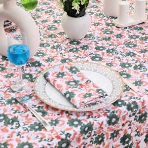 Floral Printed Cotton Linen <b>Tablecloth</b> <b>Square</b> Outdoor Pastoral Style Washable Rectangular Table Cloth Rectangle - Product Image 3