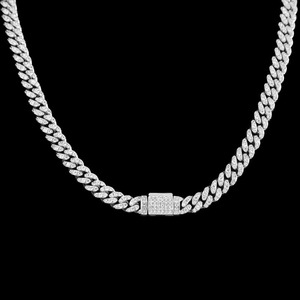 Cadena Cubana de Plata de Ley 925 de Alta Calidad para Hombre, Joyería Hip Hop para Uso Diario, Disponible al Mejor Precio - Product Image 1