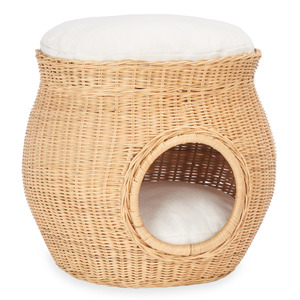 Rattan pet canopy <b>beds</b> eco friendly dog <b>house</b> handweave puppy <b>bed</b> <b>houses</b> competitive price - Product Image 6