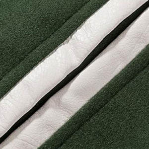 Veste universitaire de baseball personnalisée pour hommes, broderie chenille, manches en cuir, MOQ 10 pièces - Product Image 6