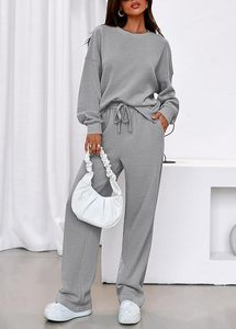 Conjunto de Sudadera con Capucha Oversize y Pantalones de Chándal de Forro Polar Premium para Mujer, Conjunto Deportivo de Sudadera con Capucha y Pantalones de Chándal para Mujer - Product Image 4