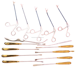 WORLD PRECISION SURGICAL Juego de Instrumentos para Cirugía Endoscópica, Cirugía General, Hospital, Tijeras con Mangos Dorados, Herramientas Quirúrgicas Manuales - Product Image 4