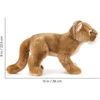 Peluche cougar en peluche 31cm-50cm, jouet doux pour enfants, cadeau unisexe