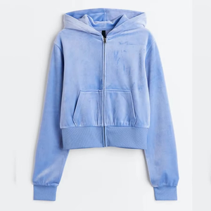 Produits Tendances 2025 Nouveautés Ensembles de Survêtements à Capuche en Velours de Coton Écologique pour Femmes, Pantalons Courts en Velours, 2 Pièces - Product Image 2