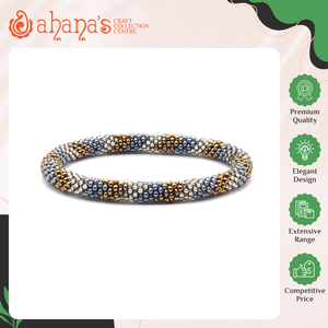 Wide Range of Top Notch Quality Made in Nepal Multi Colors Beautiful Handmade Women's Trendy Beaded Glass <b>Beads</b> <b>Bracelets</b> - Product Image 2