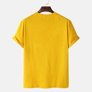 เสื้อยืดคอกลมแขนสั้นผู้ชายทรงปกติ ผ้าฝ้าย 100% เป็นมิตรกับสิ่งแวดล้อม ระบายอากาศได้ดี ขายดีออนไลน์ ราคาถูก ขายส่ง - Product Image 2