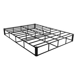 Heavy Duty Metal Frame Queen Bed with 9 <b>Mattress</b> Foundation 35" Washable Fabric Cloth Box <b>Spring</b> and Bed Frame Queen Size - Product Image 5