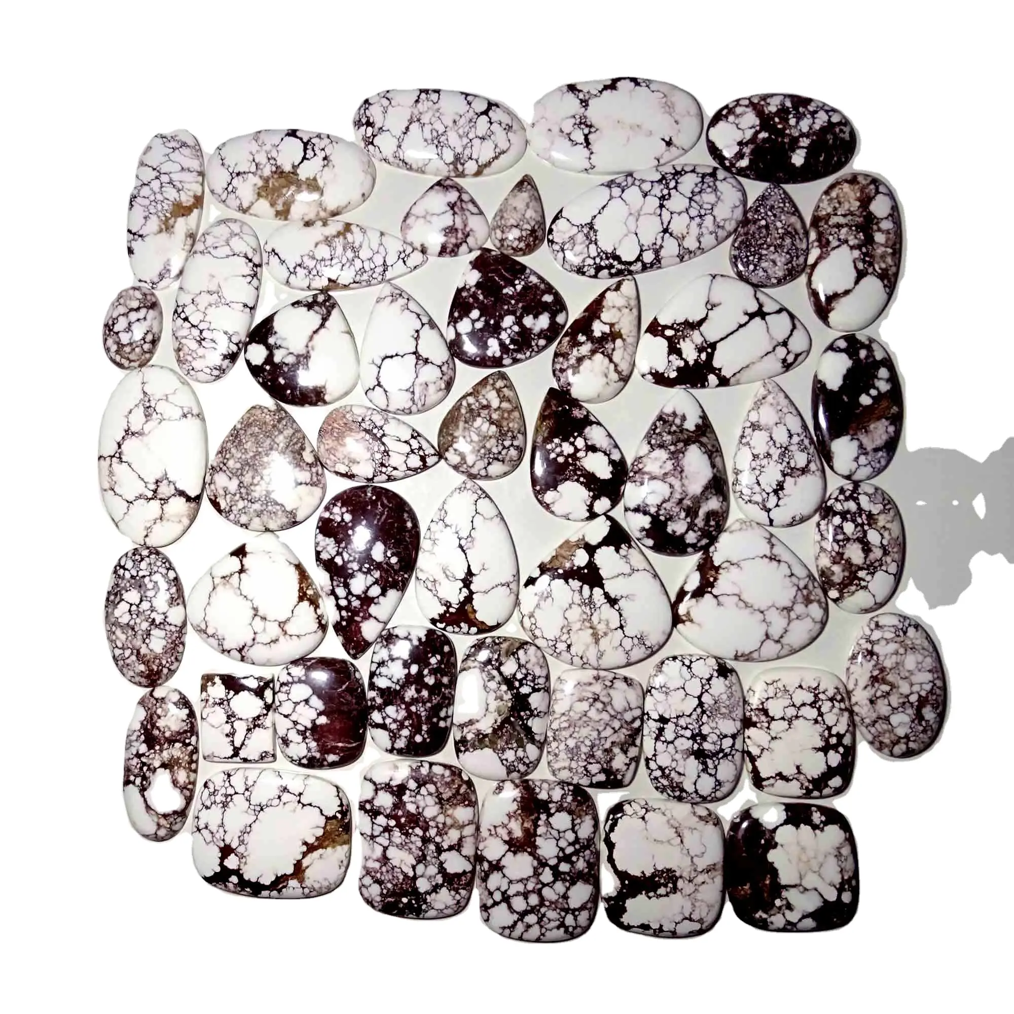 Wholesale Lot Loose Gemstone Natural Cabochon Wild Horse Gemstone High Quality Semi Precious Jewelry Stones Wild Horse Magnesite