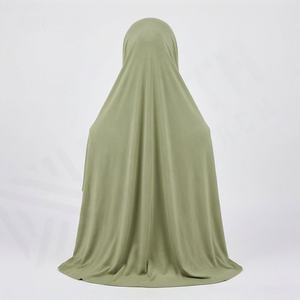 Conjuntos de Hijabs de Material Premium Jersey para Mujer, Gorra de Béisbol de Dos Piezas, Hijab Instantáneo para Oración, Pañuelo para Mujer, Tudung, Gorro Suave - Product Image 2