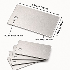Etiquette d'oreille réutilisable en acier inoxydable SS 304 pour usage vétérinaire, soins des animaux de grande taille et des chiens - Product Image 1