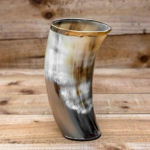 Vaso Decorativo Rústico Pulido de Cuerno de Búfalo Natural para Uso Doméstico - Product Image 5