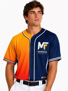 Maillots de baseball tendance à prix abordable, de qualité supérieure, séchage rapide, unisexe, col en V, personnalisables - Product Image 6