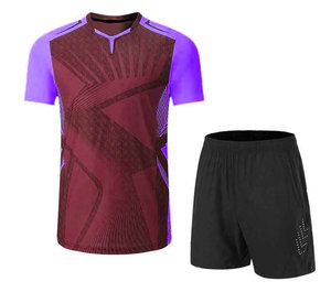 Vente en gros de nouveaux uniformes de tennis de table personnalisés pour hommes, de haute qualité, respirants, à séchage rapide, impression numérique - Product Image 4