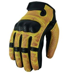 Guantes Clásicos de Cuero Genuino para Motociclistas, Hombres y Mujeres, con Agarre Duradero, Equipo de Seguridad para Motocicleta - Product Image 1