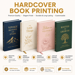 พิมพ์หนังสือปกแข็งคุณภาพสูงแบบกำหนดเอง พร้อมบริการพิมพ์ขอบสีพิเศษระดับพรีเมียม - Product Image 6