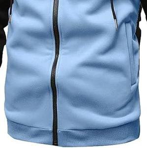 Survêtement d'hiver décontracté à capuche 2026 en polyester/coton respirant et écologique, avec broderie imprimée, design 2-en-1, poids lourd - Product Image 5