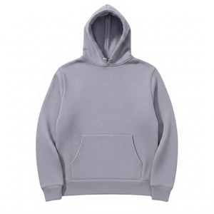 Sweat-shirt à capuche unisexe vert avec logo personnalisé, couleur unie, décontracté, en molleton de coton, imprimé sur le devant, coupe classique, pour l'automne - Product Image 3