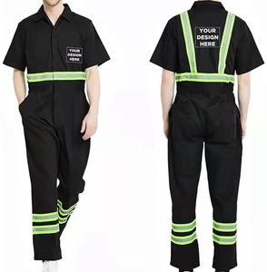 Combinaison de sécurité ignifuge et antistatique pour le pétrole, le gaz et l'électricité, 100% coton, combinaison de travail résistante au feu, chemise de sécurité - Product Image 1