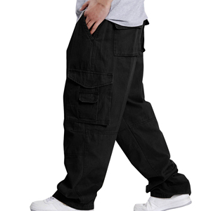 Pantalon cargo pour homme à marque privée, coupe décontractée, multi-poches, style streetwear, fabrication sur mesure, vente en gros, OEM, ODM - Product Image 3
