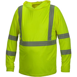Veste de travail réfléchissante avec logo personnalisé, poches et fermeture éclair, fournisseur australien, sweat-shirt de sécurité fluorescent bicolore pour hommes - Product Image 4