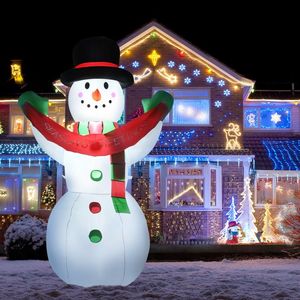 Muñeco de Nieve Inflable Navideño con Luces LED - Decoración para Jardín de 6 pies - Product Image 3