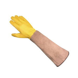 Bee Keeping Gloves Heavy Duty Beekeeper Gloves Long Sleeve Leather Palm Sting Protection OEM Wholesale - Product Image 6