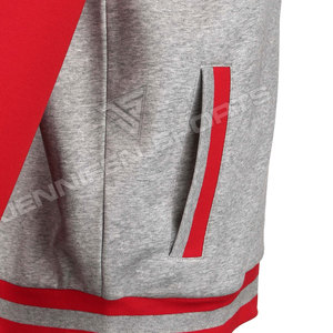 Sweat à capuche unisexe en coton épais 380 GSM, grandes tailles, avec fermeture éclair, style universitaire, impression numérique colorée, pour homme, hiver - Product Image 3