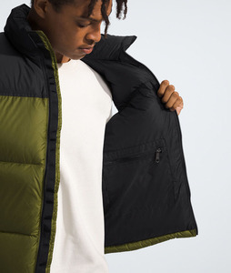 Chaleco Acolchado de Invierno para Hombre, con Bloques de Color, Cuello Alto, Cierre de Cremallera, Impermeable, Cortavientos, Deportivo, con Capucha, Corte Regular - Product Image 4