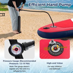 Tavola da Stand Up Paddle Gonfiabile per Bambini con Pinna Rimovibile, Ponte in EVA e Zaino Drop Stitch - Product Image 6