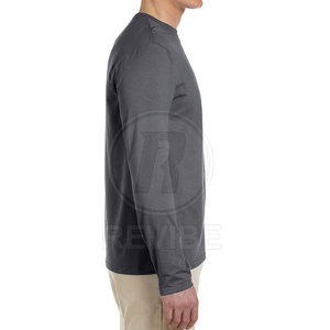 Camisa de Corte Regular, Manga Larga, Lisa, Informal, de Lona, Poliéster/Algodón, Transpirable, Diseño Ligero, Uso Diario, Cómoda, con Estampado - Product Image 6