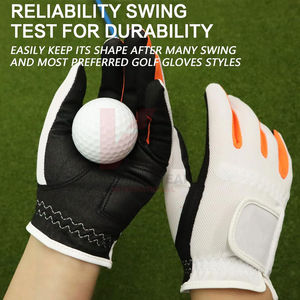 Guantes de Golf de Alta Gama para Torneos con Acolchado Reforzado en la Palma y Tejido Transpirable Resistente al Sudor - Product Image 3
