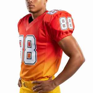 Uniforme de Fútbol Americano de Dos Piezas, Transpirable y Duradero, Camiseta y Pantalones Cortos Deportivos, Venta al Por Mayor, 2026 - Product Image 4