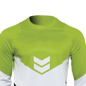 Camiseta de Carreras Personalizada para Hombre - % Poliéster Transpirable, Manga Larga, Logotipo Frontal, Tallas Grandes, Motocross, Ciclismo, Equipo Personalizado - Product Image 5