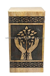 Handmade Wooden Urn <b>Box</b> <b>For</b> Adult <b>Ashes</b> Funeral human Urns Burial Urns With High Quality - Product Image 3