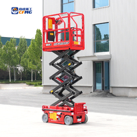 CFMG 4.5m/5.6m Mini plate-forme élévatrice personnelle de travail aérien plate-forme élévatrice à ciseaux automotrice électrique pour une personne à vendre