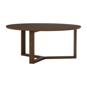 Durable Contemporary Malaysian Oak <b>Leg</b> MDF Ash Veneer Top Minimalist <b>Coffee</b> <b>Table</b> <b>for</b> Home Furniture Living Room Office - Product Image 1