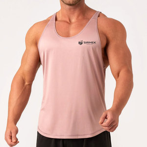 Camiseta sin mangas moderna para hombre, que absorbe la humedad y se seca rápidamente, para gimnasio, ejercicio, fitness, actividades al aire libre, ropa informal, fabricante. - Product Image 1