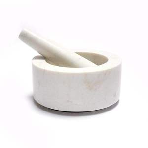 Mortero de Piedra para Ajo, Directo de Fábrica, Duradero, Ecológico, Apto para Microondas, para Pimienta y Chile - Product Image 1