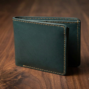 Men's Vintage Genuine Leather Bifold <b>Wallet</b> Large Capacity <b>Card</b> Holder Zipper with RFID Blocking - Product Image 5