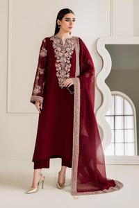 Ensemble traditionnel vert brodé en rayonne avec dupatta pour femme, style Inde Pakistan, tenue de soirée, coupe ample, longueur ras du sol - Product Image 2