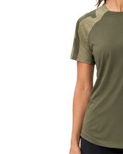 Customized Women Olive Green Camo Sports T Shirt Quick Dry Breathable Gym Running Workout Athletic Activewear Tee <b>Top</b> - Product Image 3