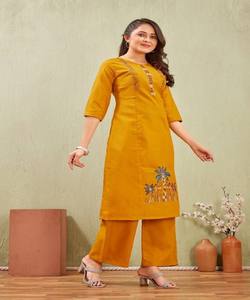 ชุดเซ็ตผ้าฝ้ายปักลายแฟนซี สวมใส่ได้ทุกวัน ราคาขายส่ง เสื้อผ้าชาติพันธุ์ สีส้ม ชุดผู้หญิง แห้งเร็ว มีสินค้าพร้อมส่ง - Product Image 4