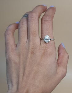 0.75 CT Lab Grown <b>Diamond</b> <b>Ring</b> 18K Solid Gold Gold Plated | IGI Certified | Elegant Engagement Wedding <b>Ring</b> | Luxury Bridal - Product Image 2