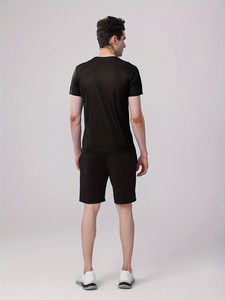 Mens <b>Polyester</b> <b>T</b> <b>Shirt</b> Everyday Essential Short Sleeve Crew Neck Breathable Lightweight Comfortable Regular Fit Casual Fashion - Product Image 2