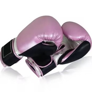 Gants de boxe avec logo personnalisé |   Gants de sparring en cuir blanc OEM |   Gants de boxe thaïlandaise et de MMA pour l'entraînement en gros |   Usine - Product Image 2