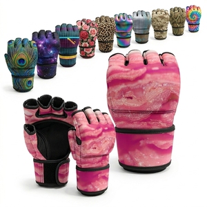 Équipement d'entraînement MMA : Gants de sparring sans doigts pour la boxe et le grappling, antidérapants, absorbant les chocs, personnalisables OEM - Product Image 1